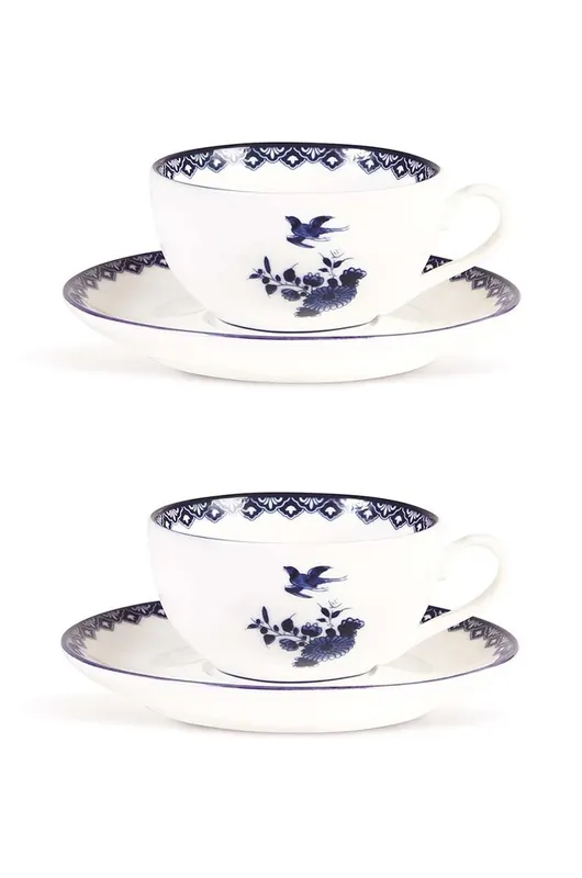 &k amsterdam filiżanka ze spodkiem Delftware 2-pack Łatwy zwrot
