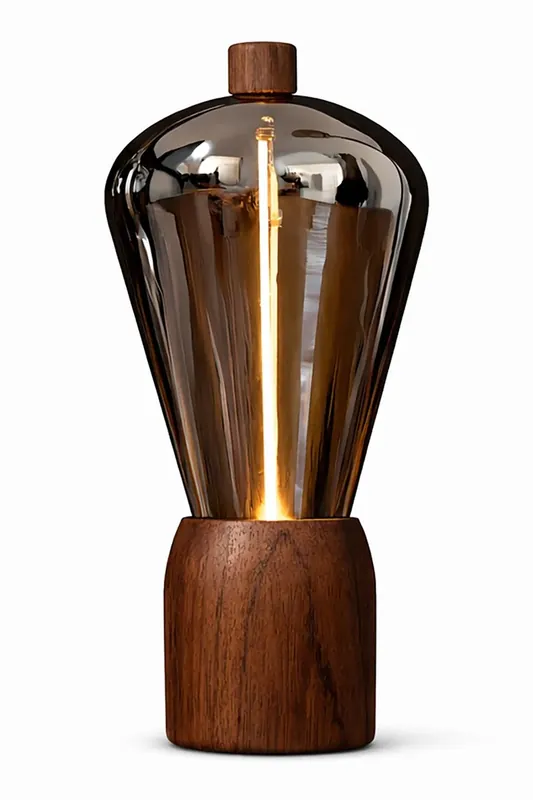 Gingko Design lampa bezprzewodowa LED ze szkła 6,8 x 6,8 x 12,7 cmG088WT Cena promocyjna