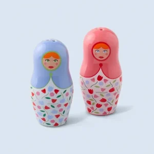 Fluid Market solniczka i pieprzniczka 8 x 4 cmkolor multicolor AASAAPRDFLW Oferta czasowa