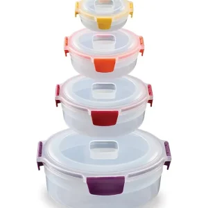 Joseph Joseph zestaw pojemników do przechowywania z pokrywkami Nest Lock 1,6 / 0,67 / 0,38 L 4-packkolor multicolor Oferta limitowana