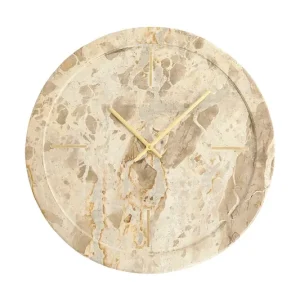 Bezpieczne zakupy Light & Living zegar ścienny z kamienia naturalnego 48 cm7114627