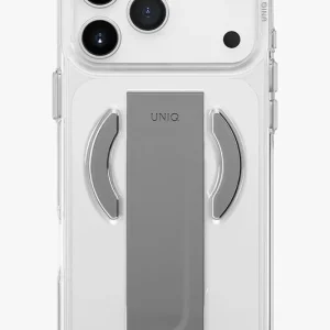 Taniej UNIQ etui na telefon z wbudowanym pierścieniem magnetycznym iPhone 17 Pro Maxkolor czarny UNIQ-IP6.9P(2025)-HELAMLCLR
