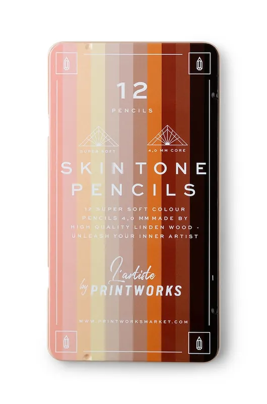 Printworks komplet kredek w etui (12-pack) Najlepsza cena