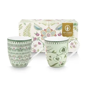 Pip Studio zestaw kubków Lily&Lotus 450 ml 2-packkolor zielony Wybór klientów