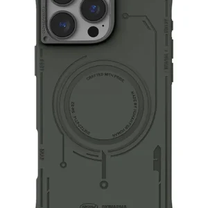 Skinarma etui na telefon z wbudowanym pierścieniem magnetycznym iPhone 16 Pro Maxkolor zielony SK-2024IPP69-MECHA-GRN Dostępne od ręki