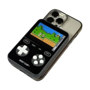 Reset Club powerbank ze zintegrowaną konsolą do gier Powerbank Gaming 7,5 × 2 × 11,5 cmkolor czarny Ostatnie sztuki