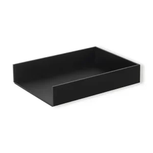 Wysoka jakość Ferm Living organizer biurkowy Letter Traykolor czarny