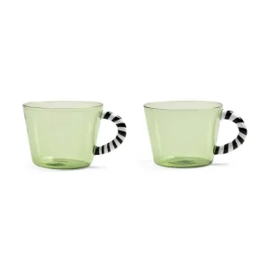 Łatwy zwrot &k amsterdam zestaw szklanek Glass Duet Green 300 ml 2-packkolor zielony