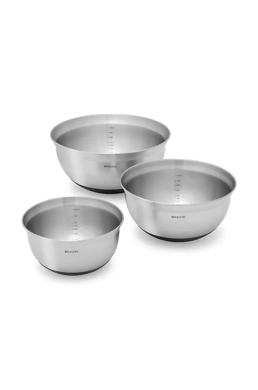 Ostatnie sztuki Brabantia zestaw misek 1 L, 1,6 L, 3 L 3-pack