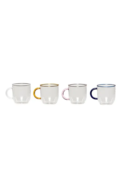 Premium Hübsch zestaw kubków (4-pack)