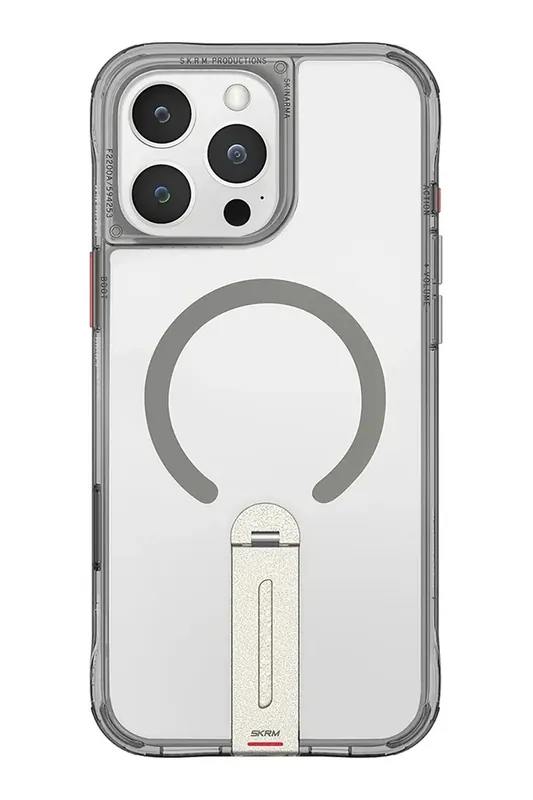 Skinarma etui na telefon z wbudowanym pierścieniem magnetycznym Helix iPhone 16 Prokolor transparentny SK-IP16PRO-HELIX-TIT Do wyczerpania zapasów