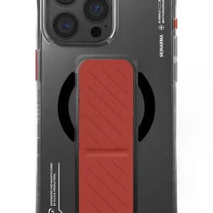 Wysoka jakość Skinarma etui na telefon z wbudowanym pierścieniem magnetycznym iPhone 16 Pro Maxkolor czarny SK-2024IPP69-AXON-BLK