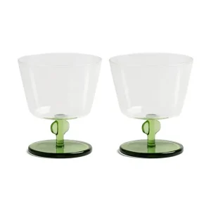Oferta &k amsterdam zestaw kieliszków petal 200 ml 2-packkolor zielony
