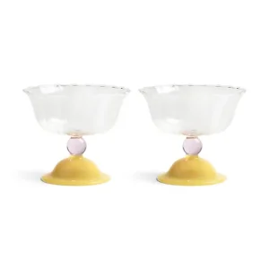 &k amsterdam zestaw pucharków do deserów tulip 300 ml 2-packkolor multicolor Oferta limitowana