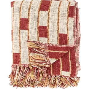 Bloomingville narzuta z bawełną 160 x 130 cmkolor multicolor Taniej
