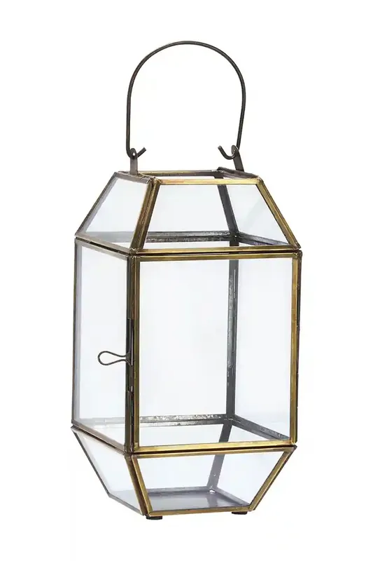 Zniżka Madam Stoltz latarenka 13,5 x 27,5 cmkolor żółty