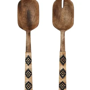 Ostatnie sztuki Madam Stoltz łyżki sałatkowe (2-pack)