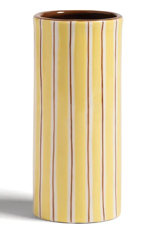 &k amsterdam wazon dekoracyjny ray yellow 18 cm Dostępne od ręki