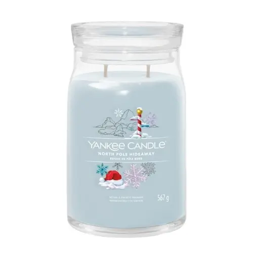 Ekspresowa dostawa Duża świeca zapachowa Yankee Candle North Pole Hideaway