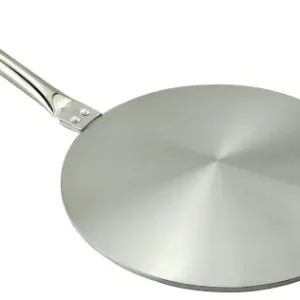 Adapter do płyt indukcyjnych ze stali nierdzewnej srebrny 19cm Tani