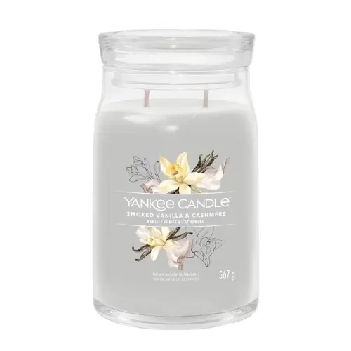 Zamów dziś Yankee Candle Smoked Vanilla & Cashmere Świeca Duża