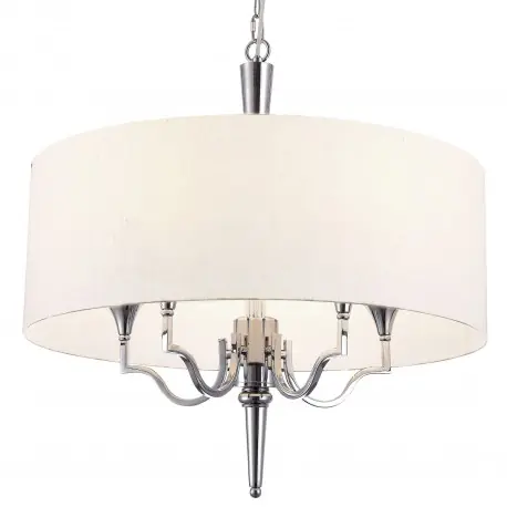 Lampa sufitowa marokańska koniczyna z białym abażurem Nowy