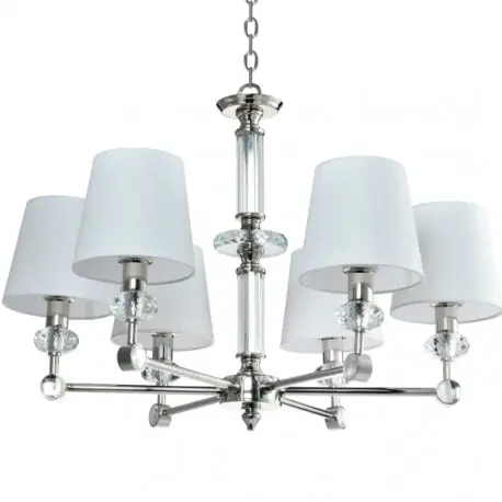 Premium Modern Classic luksusowy żyrandol kryształ nikiel do salonu