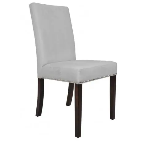 Taniej Eleganckie krzesło do salonu Elegant h95 cm - tapicerowane, z taśmą pineskową